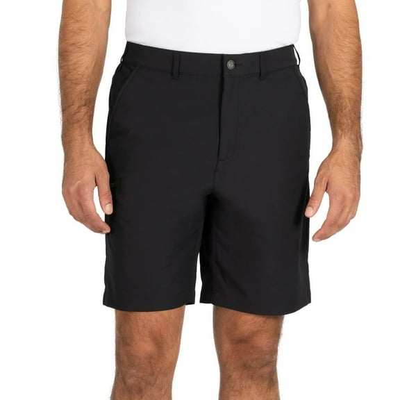 Gerry Men�s Elastic Waistband UPF 30 Tech Short (Black, 34)