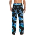 thumbnail image 2 of Top-kevin Fish Cartoon Pattern Pajama Pants for Men Men's Pajama Pants Mens Pajama Bottoms with Drawstring, 2 of 13