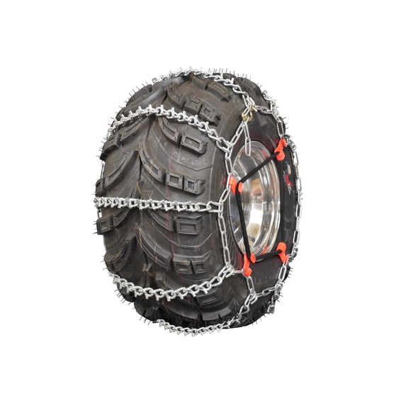 Grizzlar GTU-617 ATV 4 Link Ladder Alloy Tire Chains with Tensioners 24x13-9 25x10-10 25x10-12 25x11-10 25x10.5-15 25x12-9 25x12-10