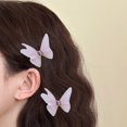 thumbnail image 4 of TNOBHG Butterflies Hair Clips 5pcs Girl Butterflies Decor Hair Pins Double-sided 3d Design Hair Clips Anti-slip Hairpins for Styling Double-sided Butterflies, 4 of 8
