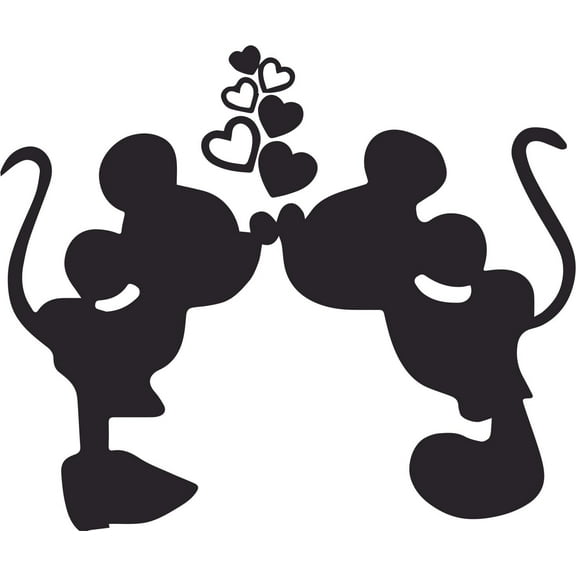 Minnie Mouse Disney Cartoon Customized Wall Decal - Custom Vinyl Wall Art - Personalized Name - Baby Girls Boys Kids Bedroom Wall Decal Room Decor Wall Stickers Decoration Size (10x8 inch)