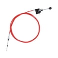 thumbnail image 1 of Excavator Throttle Cable, Rustproof Stainless Steel Joint PU Tube Easy To Install Excavator Motor Control Cable  for Industrial Use, 1 of 8