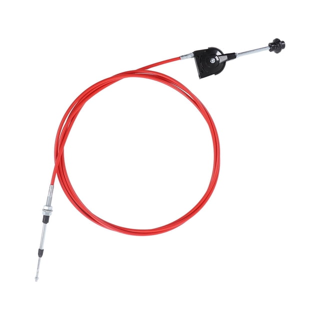 Excavator Throttle Cable, Rustproof Stainless Steel Joint PU Tube Easy To Install Excavator Motor Control Cable for Industrial Use