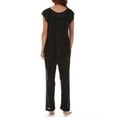 thumbnail image 4 of Pyjama Silhouette pour Femmes Shadowline 76737 (Noir 3X), 4 of 4