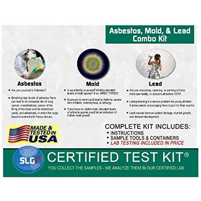 Asbestos, Lead, and Mold Combo Test Kit (5 Bus. Days)