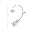 thumbnail image 4 of WREESH Boucles d'Oreilles Étoile Diamant Mode Femmes Sans Boucles d'Oreilles 1PC, 4 of 9