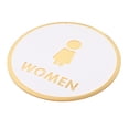 thumbnail image 3 of Letrero de baño acrílico Letrero para puerta de baño para hombres y mujeres Letrero para baño para Estilo E, 3 of 9