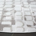 thumbnail image 5 of SAFAVIEH Stella Gloriana Abstract Indoor/Outdoor Area Rug, Ivory/Beige, 6'7" x 6'7" Round, 5 of 9