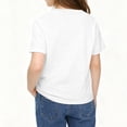 thumbnail image 6 of Sibling Matching Family T Shirts Big Middle Little Letter Graphic Crew Neck Short Sleeve Casual Top, 6 of 7