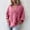 Long sleeve shirts -Pink, variant on Fall Clothes Women!Homenesgenics Tops for Women Plus Size Fashion Women's Solid V-Neck Casual Pullover Long Sleeved Pocket Top Brown XXL