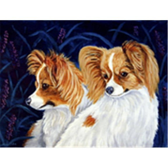8 x 9.5 in. Papillon Mouse Pad, Hot Pad or Trivet