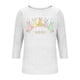 thumbnail image 4 of Mujeres 3/4 Manga Tops Y Blusas Impresas Cuello Redondo Casual Otoño Invierno Blusa, 3/4 Manga Casual Tops para Mujeres, 4 of 7
