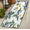 Multicolour 1, variant on ADECORIVY Boho Blue Gold Leaves Washable Runner Rug for Hallway 2x6 Kitchen Runner with Non Slip Backing Soft Low-Pile Floor Carpet for Entrance Living Room Bedroom