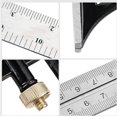 thumbnail image 4 of Jinsinto Combination Squares Set, Angle Finder with Adjustable Angle, Stainless Steel and Zinc Alloy Woodworking Engineer Multifunctional Measuring Tool, (300mm), 4 of 5