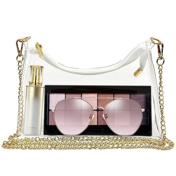 Bopika Clear Stadium Purse for Women, Small Crossbody Bag for Stadium Events