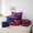 Red Purple, variant on Manfei Sports Theme Twin Bedding Sets 7 Pieces,American Rugby Games Bedding Comforter Set 7 Pieces,Buffalo Sheet Sets For Kids Boys,Microfiber Bedroom Decorative Reversible