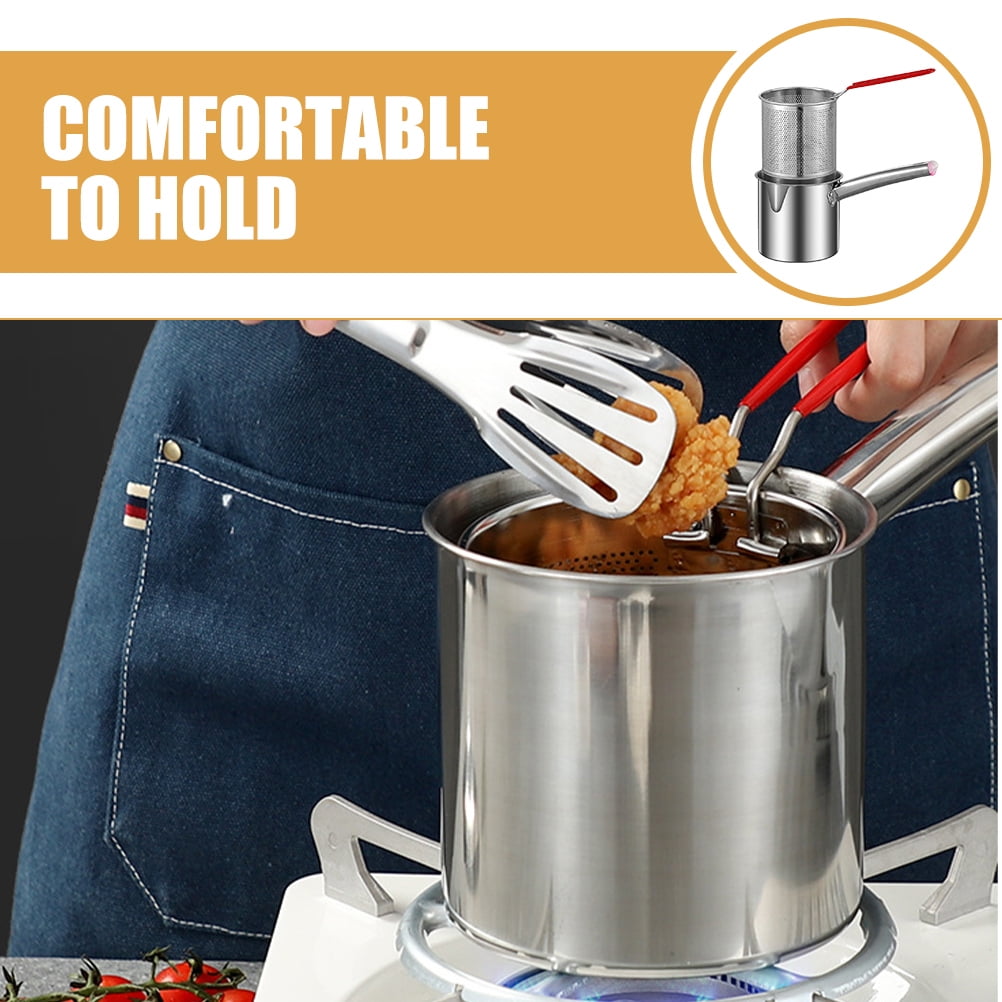 Farberware 2QT Stainless Steel Deep Fryer with Detachable Basket