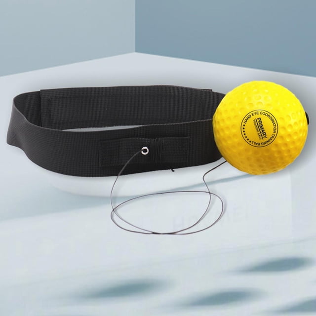 Boxeo Ball Punching Ball Mejorar la velocidad de reacción Mano Ojo Coordinación Entrenamiento Boxing Ball en String React Balls para Bola Amarilla 20g shamjiam Pelota de reflejos de boxeo