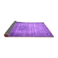 thumbnail image 2 of Ahgly Company Indoor Square Persian Purple Traditional Area Rugs, 4' Square, 2 of 4