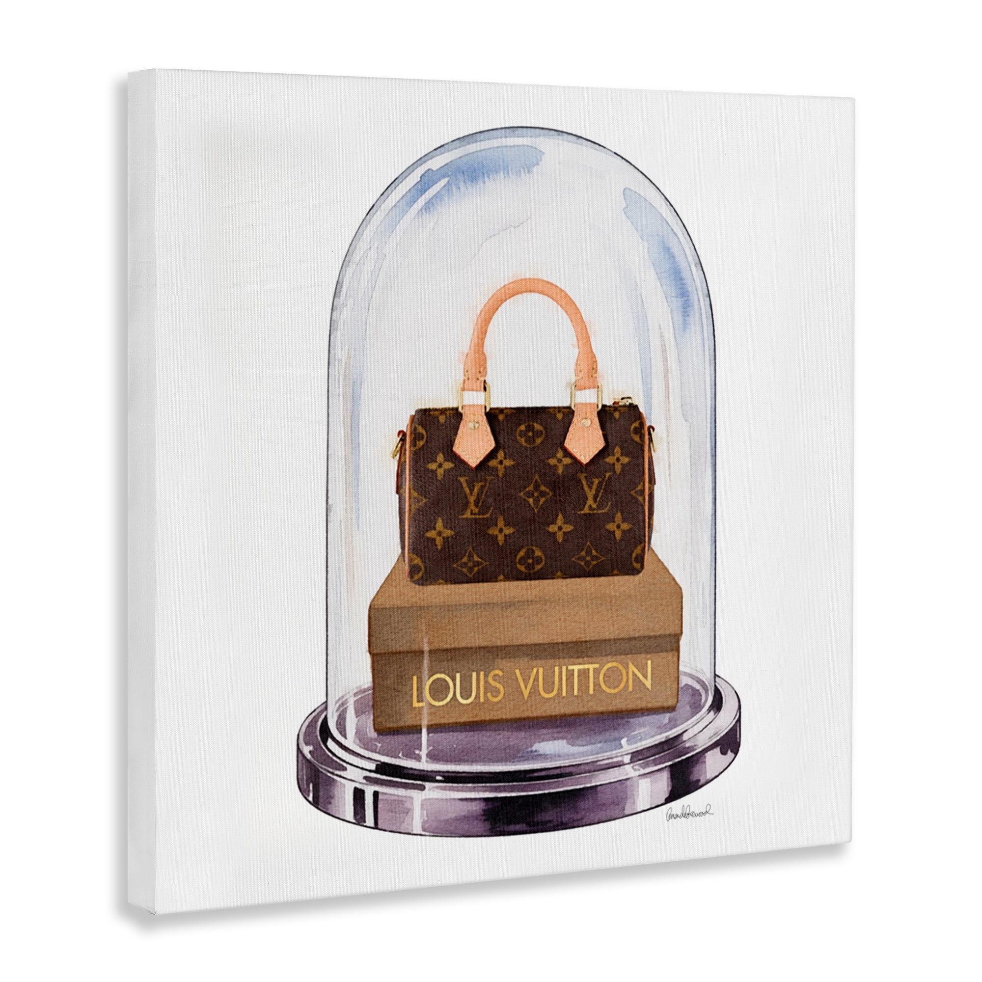 Stupell Industries Glam Purse Bell Jar Canvas Wall Art, design by Amanda Greenwood