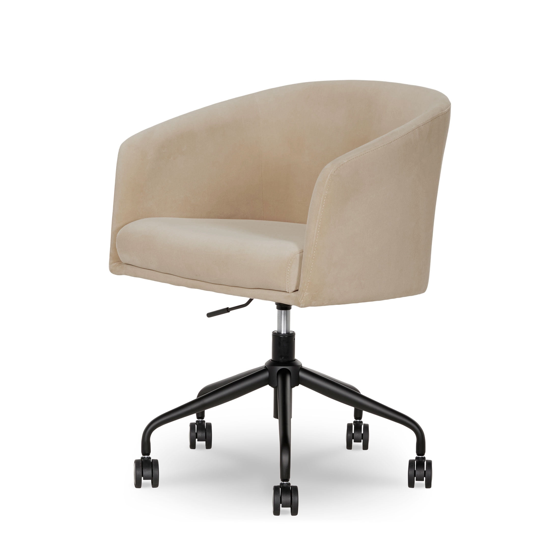 Better Homes & Gardens Wyatt Velvet Office Chair, Beige