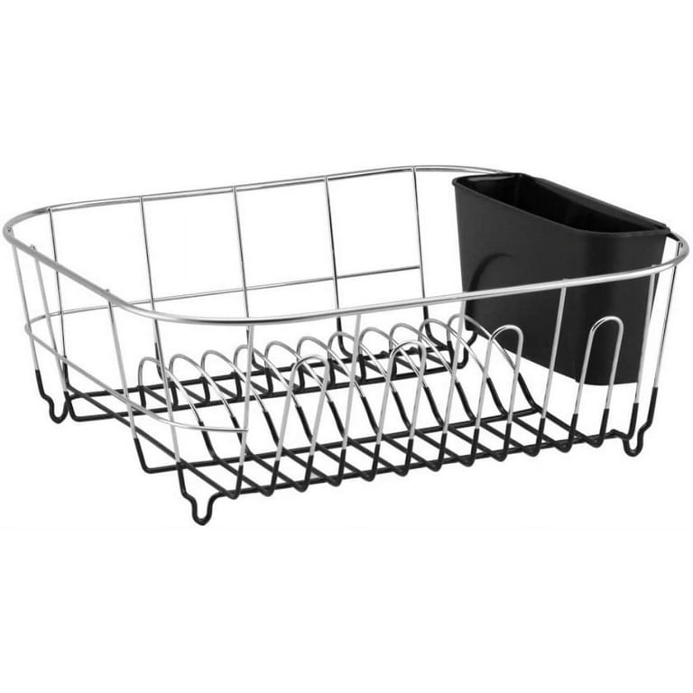 Neat-O Deluxe Chrome-Plated Steel Small Dish Drainers (Black)