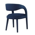thumbnail image 4 of Modway Pinnacle Performance Velvet Dining Chair Set of Two in Midnight Blue, 4 of 10