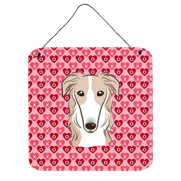 Carolines Treasures BB5298DS66 Borzoi Wall or Door Hanging Prints 6HX6W multicolor