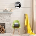 thumbnail image 3 of Wall Clock, Brown Wooden Board Silent Non Ticking Battery Operated Round Decorative Indoor Outdoor Clocks for Living Room Kitchen Bedroom Bathroom Patio 12", 3 of 6