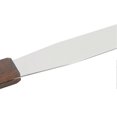 thumbnail image 4 of Spatule à glaçage droite en acier inoxydable avec manche en bois, pour décoration de gâteaux, pour pâtisserie et peinture, 20 cm, 4 of 4