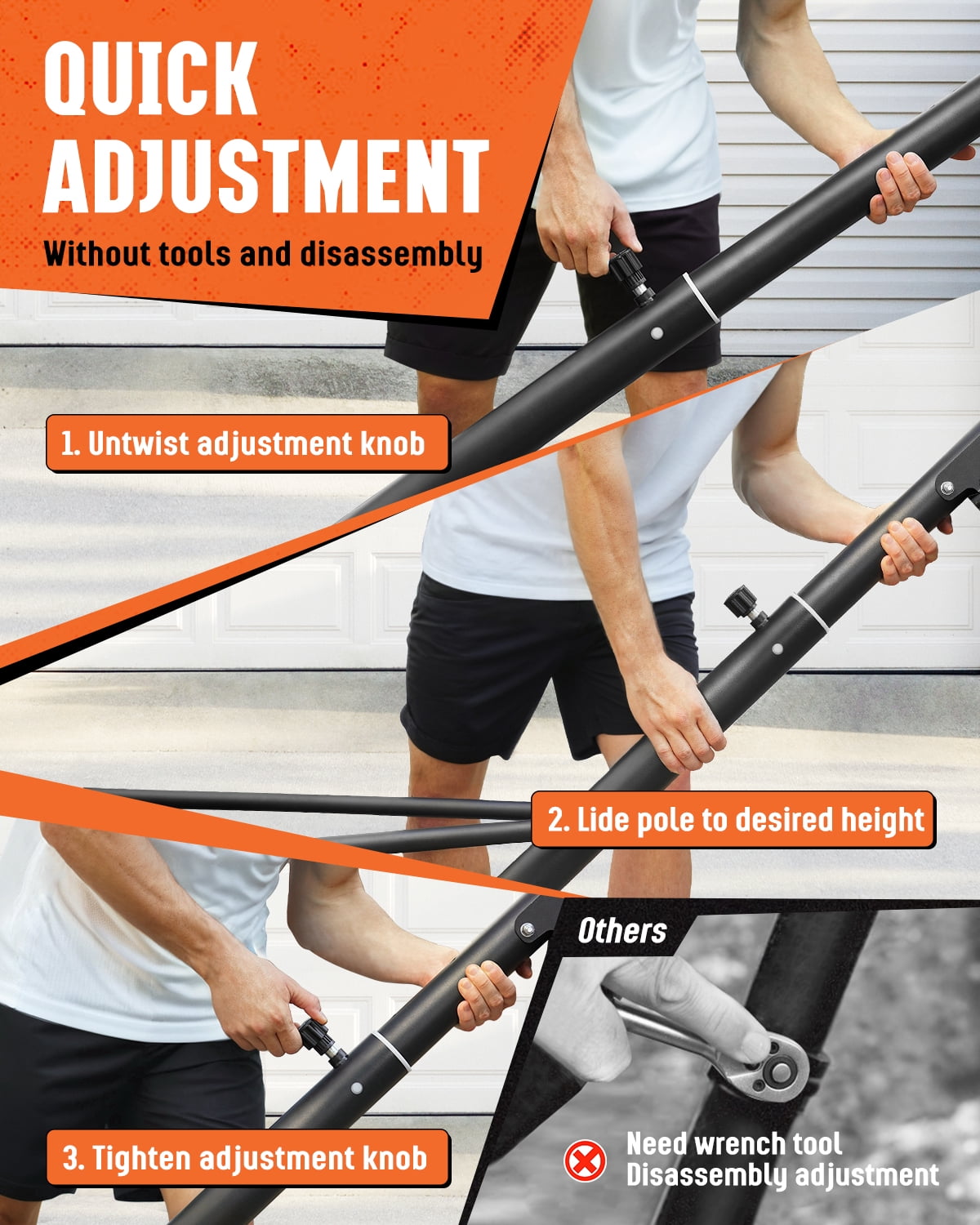 SERAY Basketball Hoop with 44 inch Backboard and 2 Wheels, Basketball Hoop Outdoor 3.8-10 feet Adjustable Height for Kids/Adults Outdoor/Indoor Sports