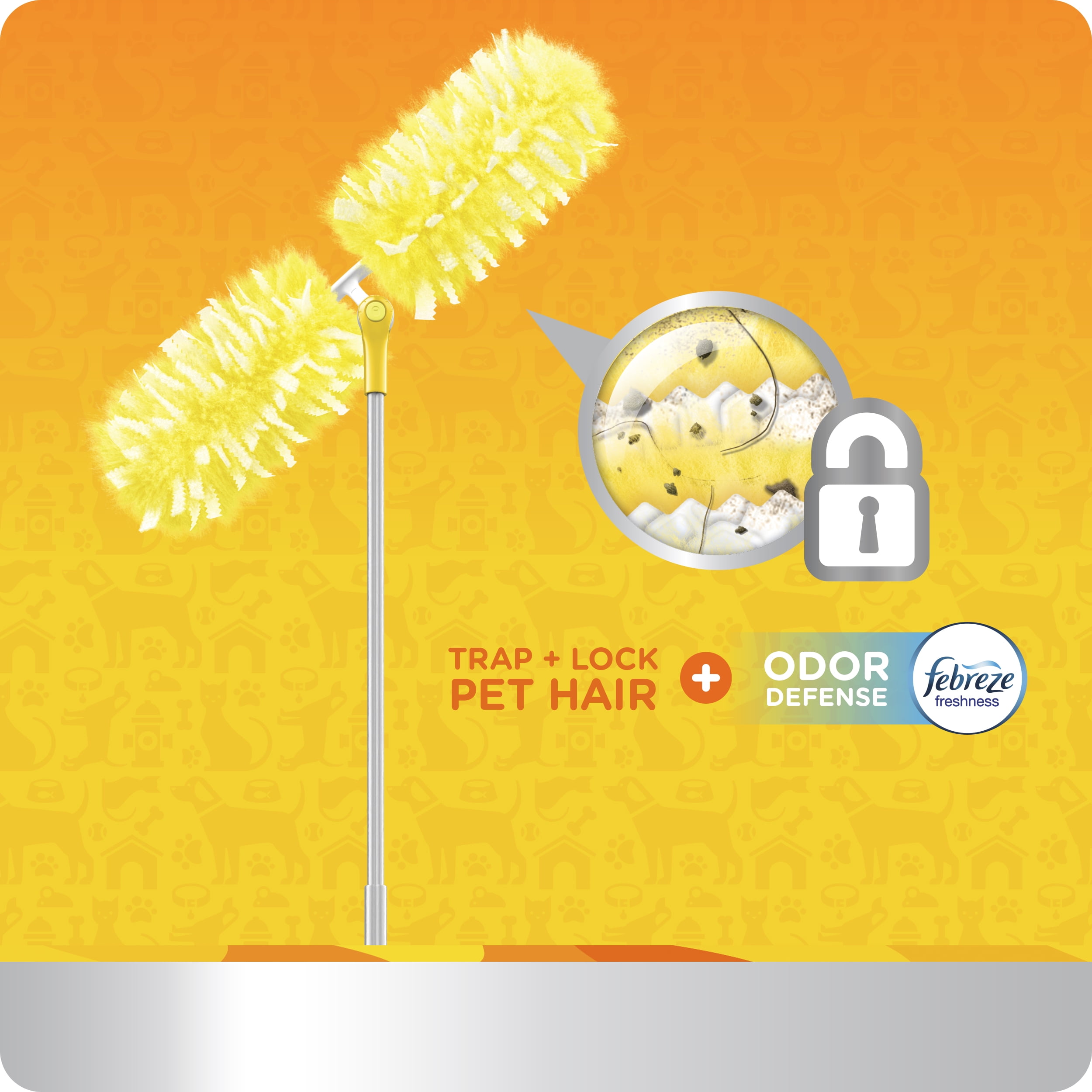 Swiffer Duster Heavy Duty Pet Super Extending Handle Starter Kit 1 Handle 4 Dusters Walmart Com Walmart Com