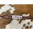 thumbnail image 4 of Showman Rider's Luck Tooled Leather Wither Strap, 4 of 4