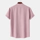 thumbnail image 4 of pstuiky Mangas cortas para hombre, Camisa hawaiana informal de manga corta con cuello alto y botones para hombre camisas casuales para hombre m, 4 of 9