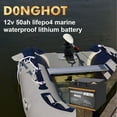 thumbnail image 3 of D0NGHOT 12V 50Ah LiFePO4 Lithium Ion Deep Cycle Marine Battery for Trolling Motor,Camping,Boat,Power Wheel Chair, 3 of 11