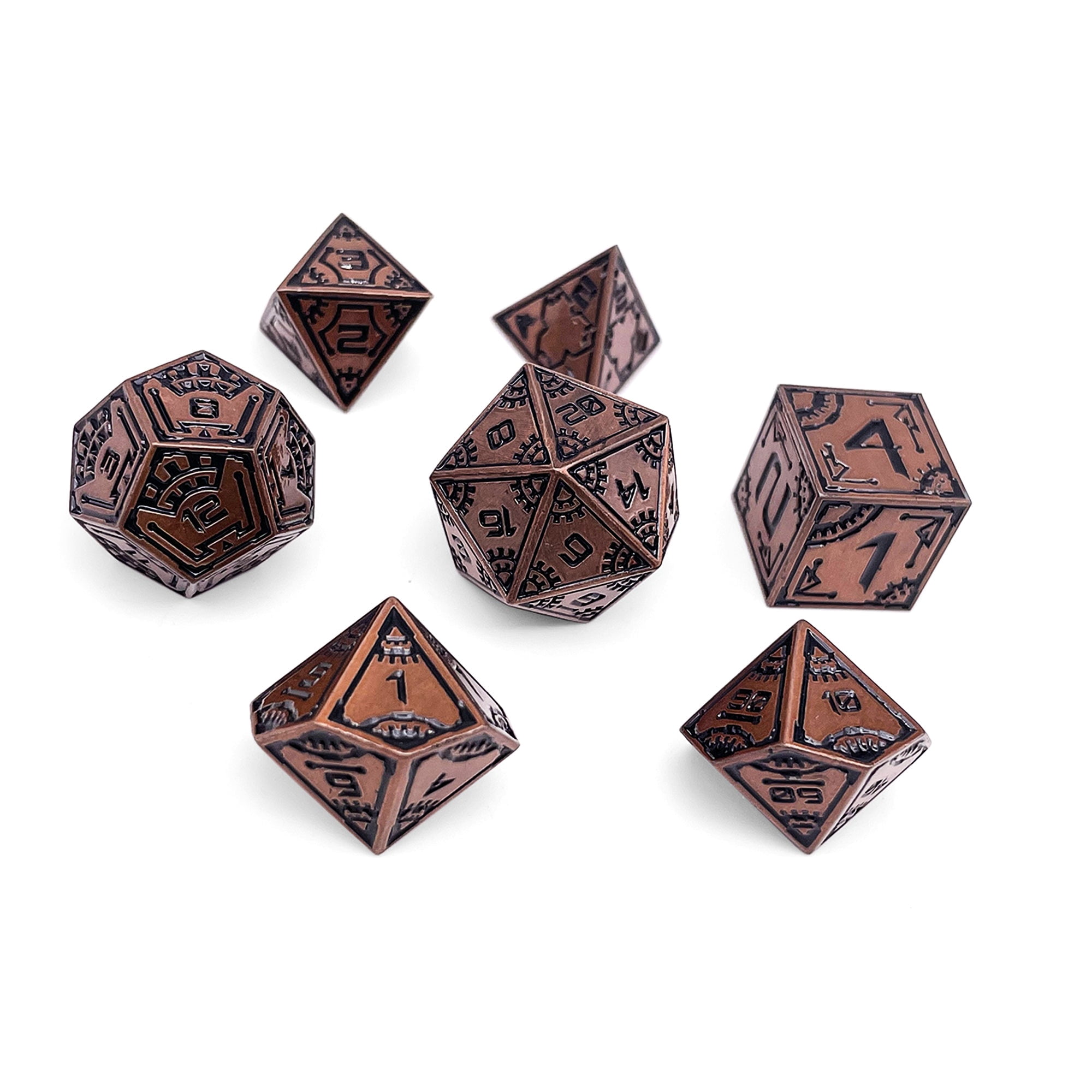 DnD Dice | Interstellar - Space Dice 7 Piece RPG Set | Norse Foundry