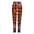 thumbnail image 4 of AOOCHASLIY Womens Christmas Pants Womens Fashion Casual Printed Tight Leggings High Waist Long Pants, 4 of 4