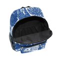 thumbnail image 6 of FORMRS School Backpack with Front Zippered Pocket 12" Student Travel Daypack, Blue Garden Pattern, 6 of 6