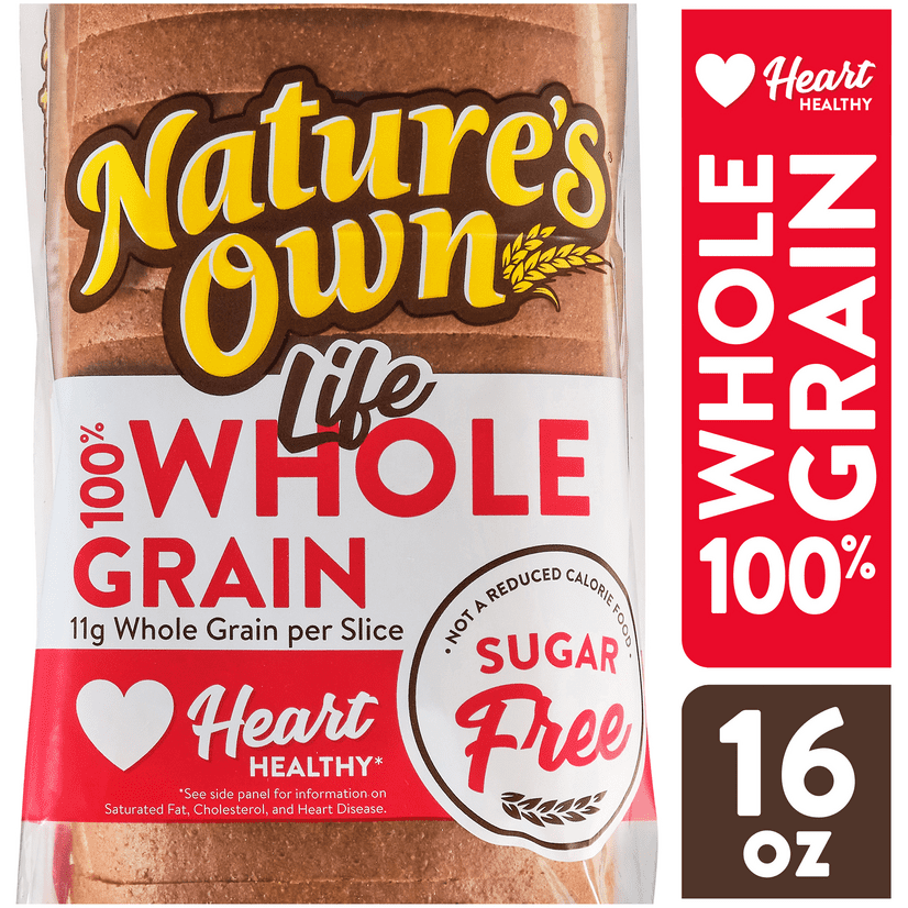 Nature’s Own Life 100 Whole Grain Sugar Free Bread 16 oz