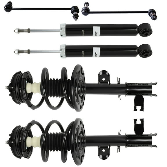 cciyu Complete Front Rear Struts Coil Spring Assembly Compatible For 2013 for INFINITI JX35, 2014-2020 for INFINITI QX60 13651 172937, 37363, K750094, K750095 Replacement Shock Absorbers