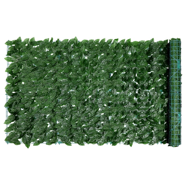 Miangastore Artificial Hedge Screening Green 1Pcs 118x19.7x0.2In