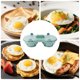 thumbnail image 5 of Cocedor de huevos para microondas mejorado, cocedor doble para huevos escalfados, para un desayuno perfecto, gadget de cocina, 1 unidad, 5 of 7