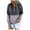 Gray, variant on Vedolay Zipper Hoodies for Women Women's Oversized Sweatshirt Basic Solid Sleeve Hooded Pullover Tops,Gray XL