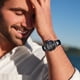 thumbnail image 2 of Reloj deportivo para hombres de color azul con forma de rueda de automóvil, reloj de moda para hombres, reloj automático con forma de neumático, 2 of 4