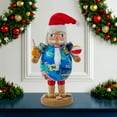 thumbnail image 7 of Kurt Adler 9-Inch Wooden Tropical Beach Santa Nutcracker, 7 of 7