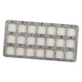 thumbnail image 1 of Tapete para cuentas con bandeja para cuentas de rejilla de 21 rejillas, superficie suave y rectangular, almohadilla para cuentas Gris, 1 of 9