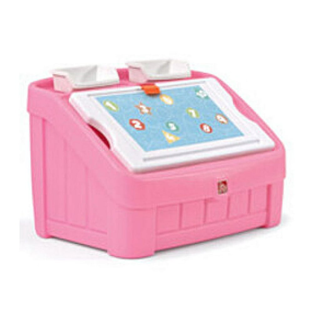 step 2 2 in 1 toy box and art lid