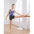 thumbnail image 3 of Aridak Leotards for Girls Gymnastics Sparkly Kids Dance Unitard Biketards with Shorts 4-11Years, 3 of 8