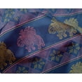 thumbnail image 4 of oneOone Silk Tabby Fabric Floral & Elephant Block Fabric Prints By Yard 42 Inch Wide, 4 of 4