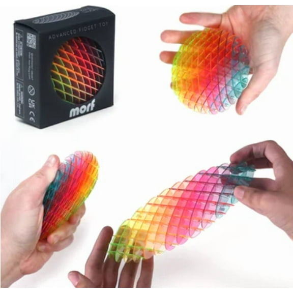 Morf Fidget Worm Rainbow Small